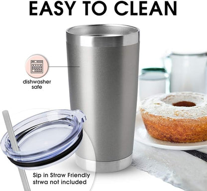 HASLE OUTFITTERS 20oz Tumblers Bulk Stainless Steel Cup - Image 3