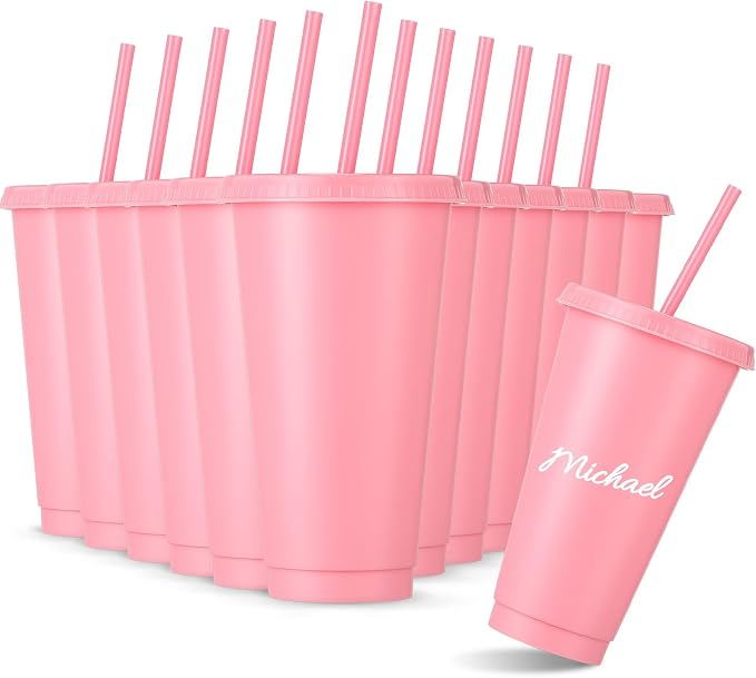 Amyhill 12 Pcs Reusable Plastic Cup by Amyhill
