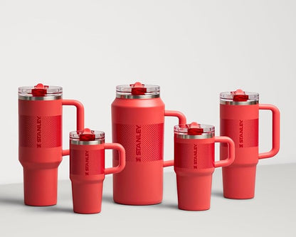 STANLEY Quencher ProTour Flipstraw Tumbler, 30 oz, Hot Coral Fade | Built-In - Image 5
