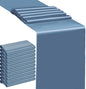 Satin Dusty Blue Table Runners 10 Pack by SINSSOWL