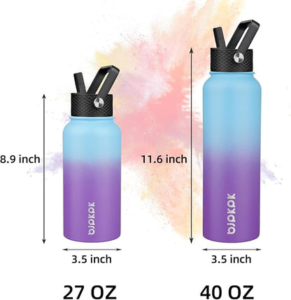 BJPKPK 40oz Insulated Water Bottle - Image 4