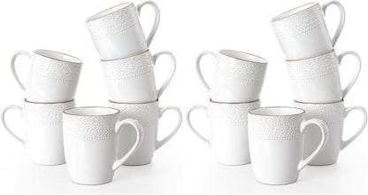 famiware Coffee Mugs Sets for 6, 12 oz Mug Set, Coffee Cups by Famiware