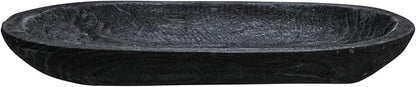 Bloomingville Hand-Carved Paulownia Wood Bowl - Image 4