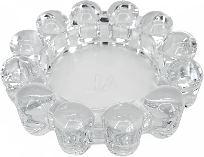 Home Collection Original Clear Glass Small Bubble Candle Dish | Votive and by AliceLaneHomeCollection
