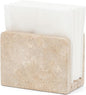 Travertine Mini Napkin Holder 3" x 4" Inch Serviette Holder by MarblousKrafts