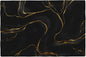 Fiokroo Golden Texture Marble Placemats Set of 4 Table Mats Table Tableware by Fiokroo