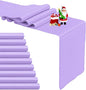 10-Pack Lavender Satin Table Runner 12 x 108 Inch Long Bright and Smooth Silk by Pufogu