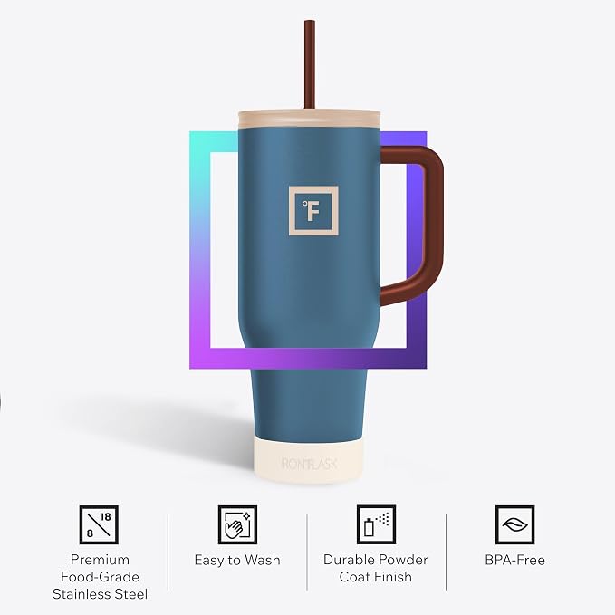 IRON °FLASK 40 oz Co-Pilot Insulated Travel Mug | Insulated Travel Mug - Image 5