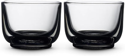 Fellow Pirch Cortado Cups 4.5 oz, Soda Lime Glass Smoke | Curved Interior by Unknown