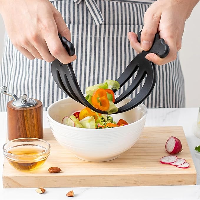 Salad Hands 2 Pack Plastic Salad Mixer Salad Servers Salad Claw - Image 8
