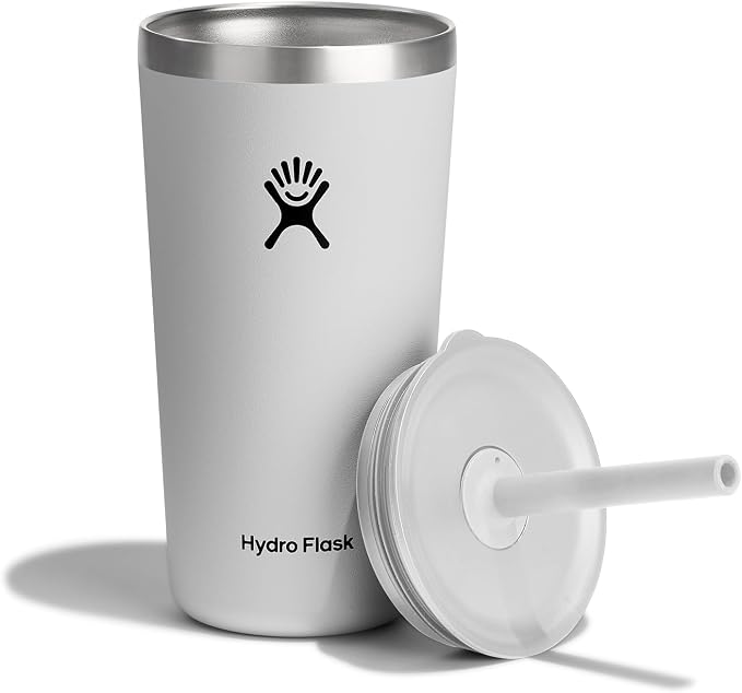 20 OZ All Around Tumbler Straw LID White - Image 3