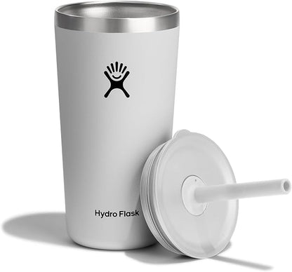 20 OZ All Around Tumbler Straw LID White - Image 3