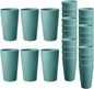 HEYCOME 24 Pcs Unbreakable Plastic Cups Set, 20 oz Reusable Plastic Cups by StayHealthyStayHappy