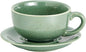 Coffeezone Vintage Design 12 oz Ceramic Latte Art Cappuccino Barista Cup by Coffeezone