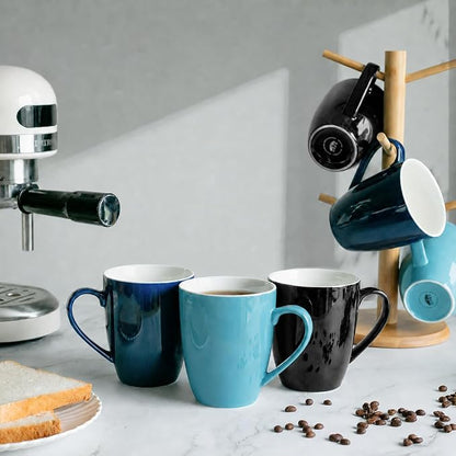BTaT- Porcelain Coffee Mugs Set, 16 Ounces, 4 Pack, Turquoise Ceramic Coffee - Image 7