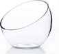 WGVI Clear Slant Cut Bowl Glass Vase, Glass Terrarium, Candy Dish, Slant Cut by WGVInternational-OpusGlassware