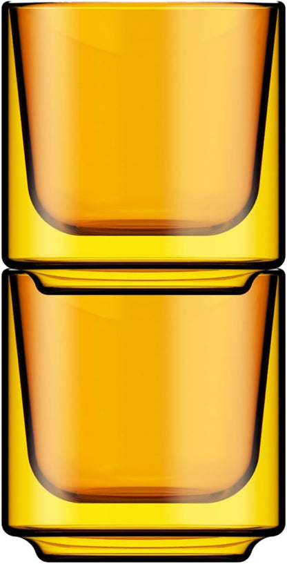 Terra Kaffe Marigold Picco Espresso Glasses - 3 oz by TerraKaffe