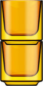 Terra Kaffe Marigold Picco Espresso Glasses - 3 oz by TerraKaffe