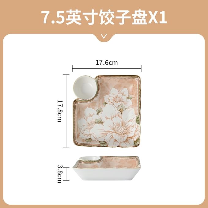 Japanese-style personalized household ceramic tableware, restaurant matching - Image 2