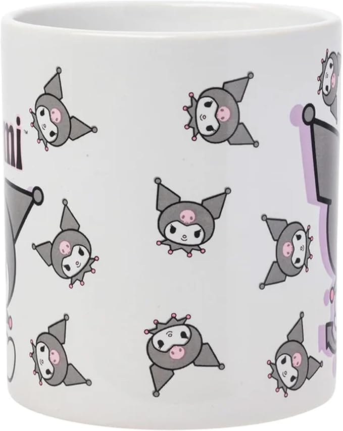 Silver Buffalo Sanrio Hello Kitty and Kuromi Poses, Ceramic Mug, 20oz | Hello - Image 7