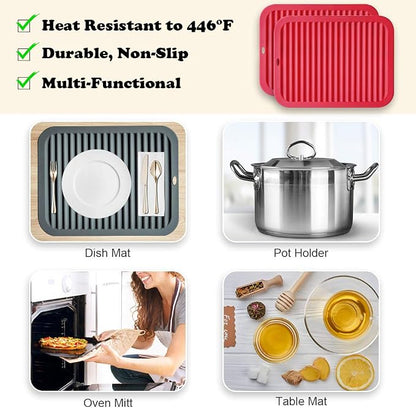 Walfos Silicone Trivets for Hot Pots and Pans - Image 7