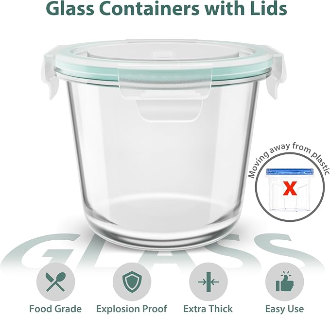 3 Cup/23oz Meal Prep Containers - Image 2
