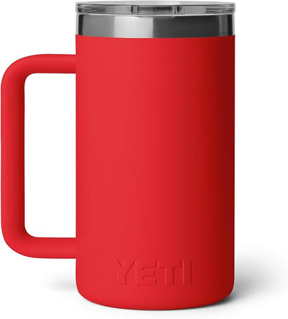 YETI Rambler 24 oz Ceramic Lined Stackable Mug 2.0, Vacuum Insulated, Stainless - Image 3