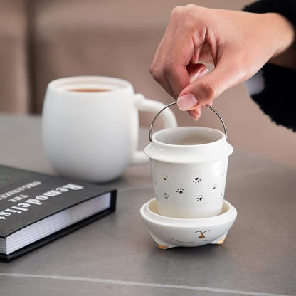 HEER Cat Ceramic Tea Mug 13.5oz - Image 5