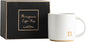 COLLECTIVE HOME Ceramic Coffee Mug, 15 oz Monogram Cup by COLLECTIVEHOME
