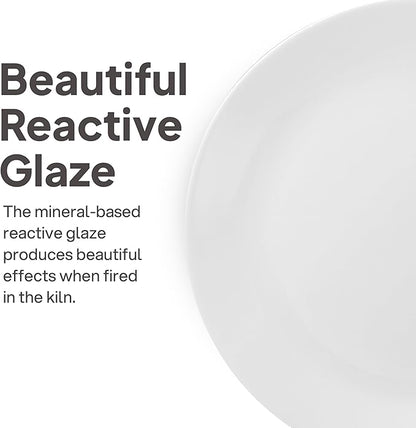 Cello Regal Dinnerware Set of 18 pieces, Service for 6, Chip & Scratch Resistant, Lightweight Round Plates and Bowls Set, Microwave & Dishwasher safe, Opalware Dinner Set, Plain