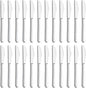 24 Pieces Knives Set - 9 Inches Dinner Knives, Butter Knife, Food Grade Stainless Steel Table Knife Set, Dishwasher Safe & Mirror Polished, Knife Silverware for Home/Restaurant/Kitchen