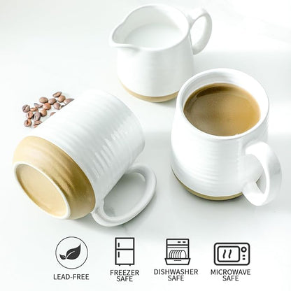 Hasense Coffee Mugs Set of 6, 15 oz Ceramic Coffee Cups - Image 6