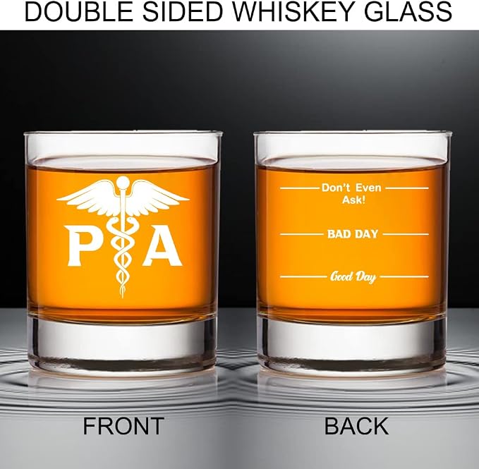 AGMdesign Funny Double sided Good Day Bad Day Don't Even Ask PA Physician - Image 2