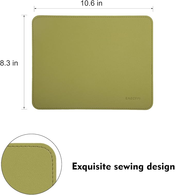 Double-Sided PU Leather & Cork Mouse Pad - Image 3