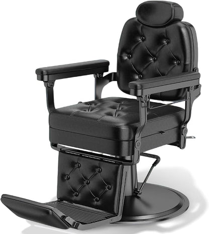 Artist hand Barber Chair for Hair Stylist, All Purpose Hydraulic Recline Salon Chair, Heavy Duty Barber Chairs, Professional Barbershop Beauty Spa Equipment