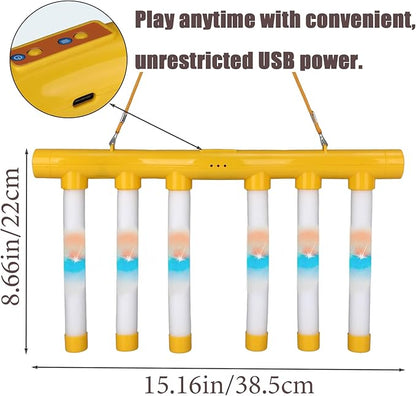 Reflex Challenge Game Set with Light Effects,Drop Stick Game for Reaction Training, Hand Eye Coordination Training Toy for Family Party