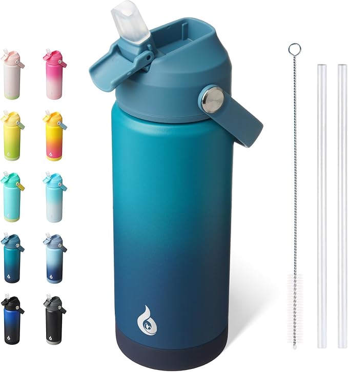 BJPKPK 18oz Insulated Water Bottle, Stainless Steel Bottle by BJPKPK