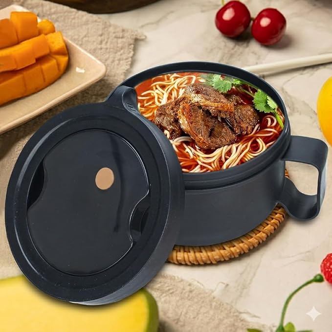 Ramen Bowl, Ramen Cooker, Microwave Ramen Bowl, Microwave Safe Soup Bowl - Image 4