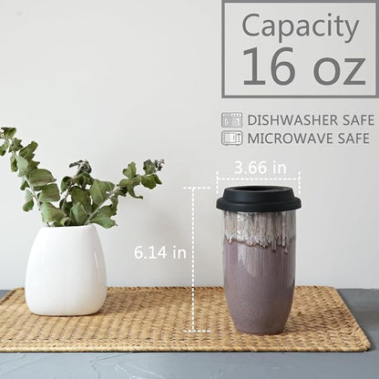 Bosmarlin Ceramic Travel Coffee Cup - Image 2