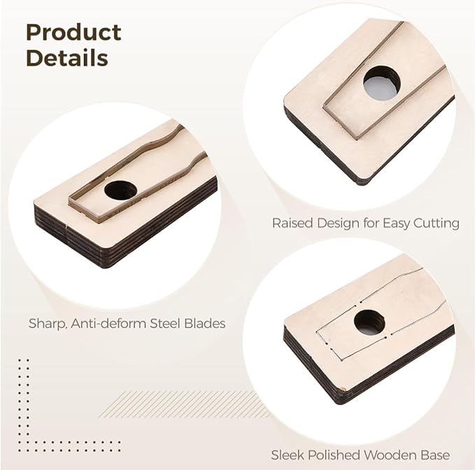 Leather Keyring Cutting die, for Shaping and DIY Leather Keyring Cutting and - Image 4