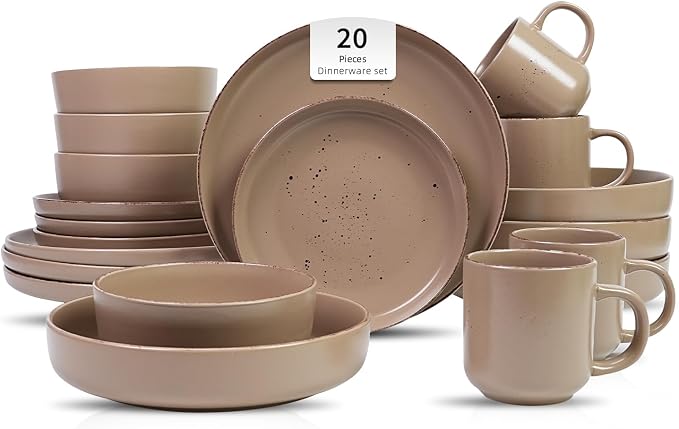 HomeVSS 20-Piece Dinnerware Set by HomeVSS