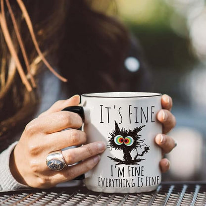 FALJIOK Funny Cat Coffee Mug Gifts - Image 3