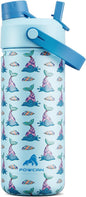 18 oz Kids Insulated Mermaid Water Bottle by POWCAN