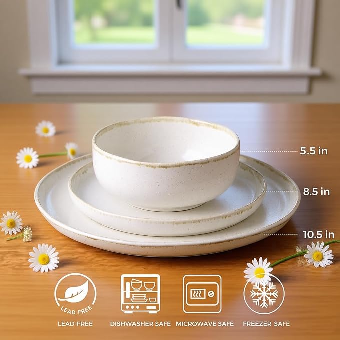 AmorArc Stoneware Dinnerware Sets - Image 2