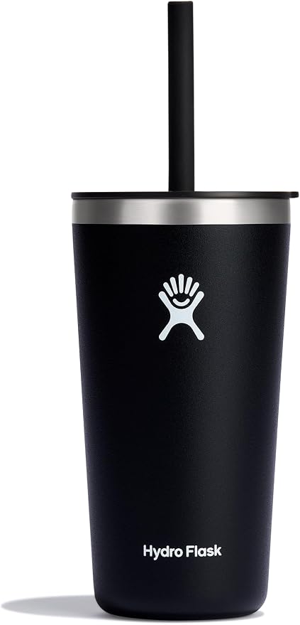 20 OZ All Around Tumbler Straw LID Black by Unknown