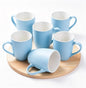Coffee Mugs Set of 6, 12oz Ceramic Coffee Mugs by Unknown