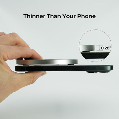 Black Long-Lasting Metal Coaster, Absorbent Replaceable Felt Pads, Non-Slip | - Image 5