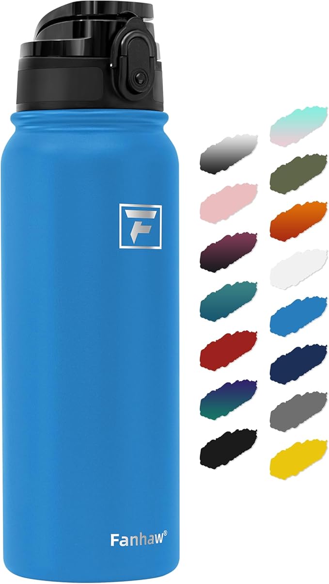 Fanhaw 20 oz Insulated Stainless Steel Water Bottle by FANHAW