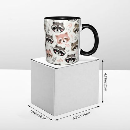 Raccoon Coffee Mug 11 Ounce Mugs Ceramic Tea Cup Drinking Water Cups | Novelty - Image 6