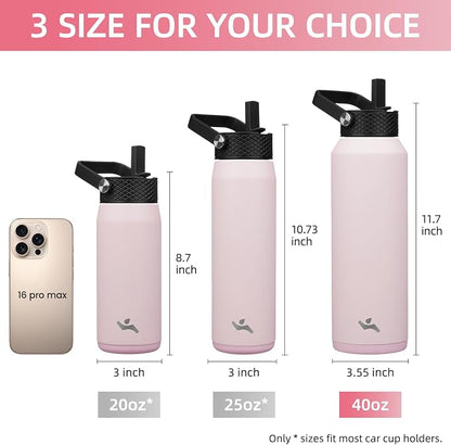Konokyo 40 oz Insulated Stainless Steel Water Bottle - Image 5
